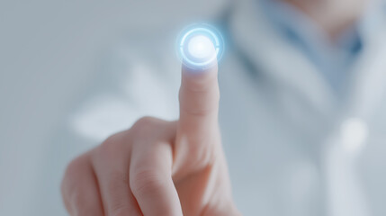 Futuristic digital touchscreen interface showcasing innovative technology wireless connectivity modern electronic device high-tech interaction and data security concept