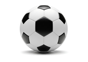 Fototapeta premium soccer ball on white background soccer ball isolated on white, Football soccer ball isolated on transparent background