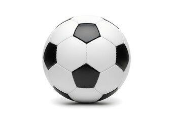 Fototapeta premium soccer ball on white background soccer ball isolated on white, Football soccer ball isolated on transparent background