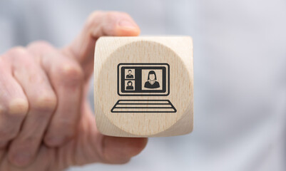 Concept of online meeting