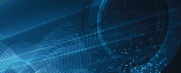 Obraz premium Template for abstract high technology and science background