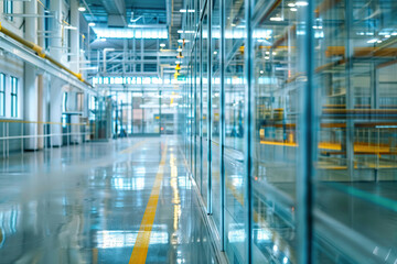 Manufactured products of glasses in modern plant