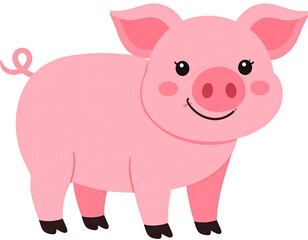 Cute cartoon pig (3)