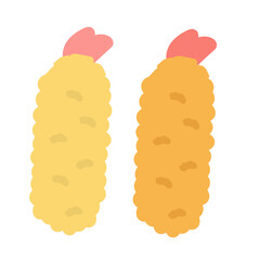 エビフライ　イラスト
