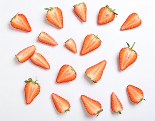 Fresh Strawberry Slices A Delightful Summer Treat