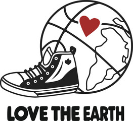 Fashion sneakers with vector drawing lace design on an illustration of ice skates and winter boots