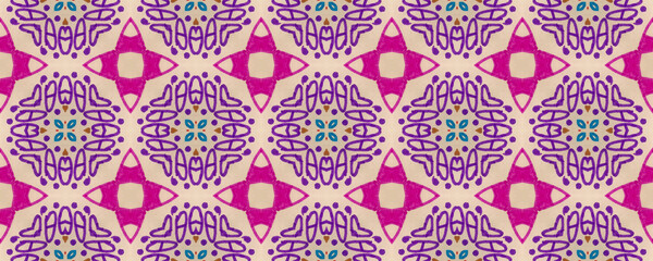 Ethnic Design Card. Multicolor Stripe Dot.