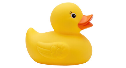 Isolated Yellow Rubber Duck