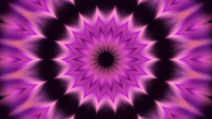 Psychedelic star kaleidoscope visual for event posters, music streaming, and creative branding