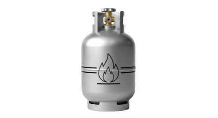 Isolated Propane Gas Tank