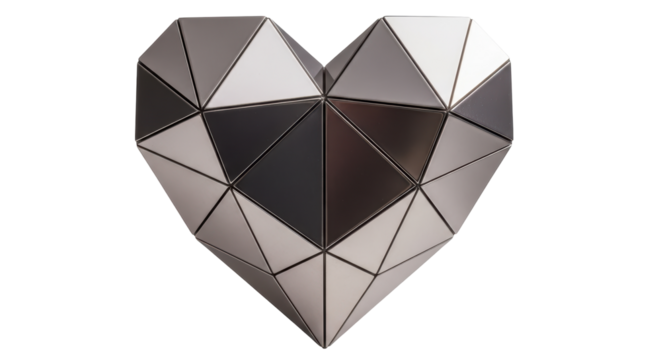 Isolated Geometric Heart
