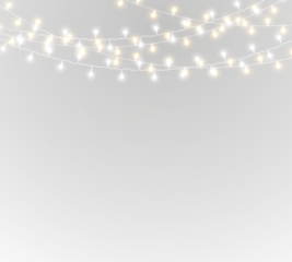 PNG isolated christmas light garland with blue and green decoration for party stage or carnival event featuring shiny lamp motif and abstract vector background for winter greeting