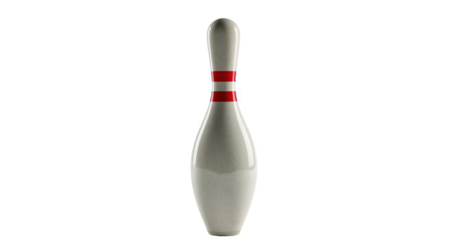 Isolated Bowling Pin