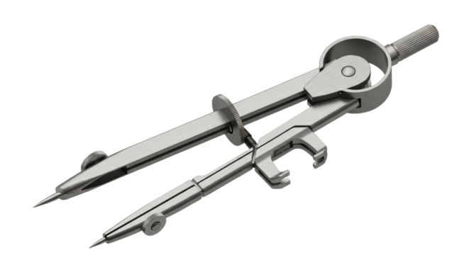 Isolated Drawing Compass