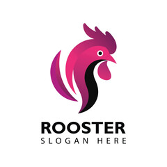 Cock Rooster Logo design vector art