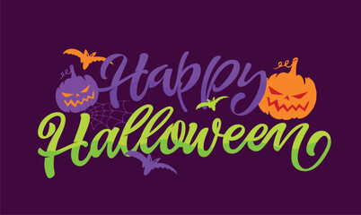 Happy Halloween set - Trick or treat – funny cute  hand drawn doodle lettering label, t-shirt design, mug print, sticker print.