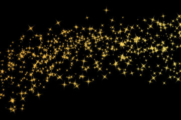 Sparkling Gold Particles | Radiant Glitter Effect