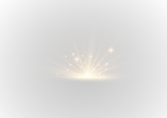 PNG bright shining star with glowing particle effect and radiant flare combined with flying dust and magical sparkle for holiday explosion template and futuristic backlight element