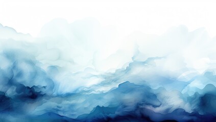 Light blue smoke or scattered blue paint