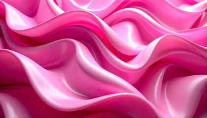 Obraz premium Abstract pink wavy surface