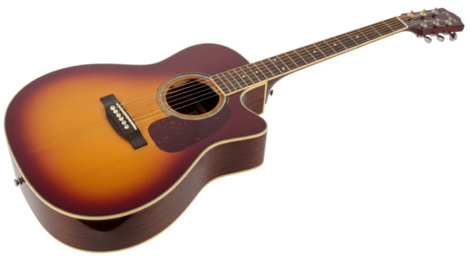 Isolated Acoustic Guitar