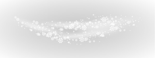 PNG winter snowflake snowfall with shimmering frost effect and cold ice decoration on transparent background featuring magic holiday glow, seasonal celebration, and merry Christmas design © ANATOLII