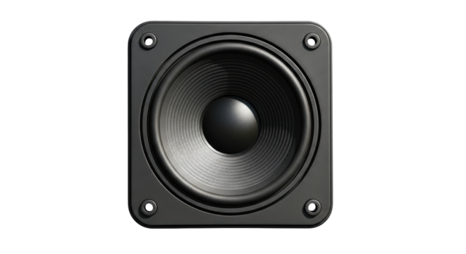 Isolated Square Speaker