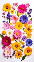 Colorful floral arrangement