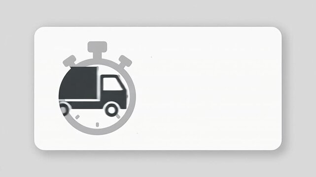 Stopwatch merges into truck; zip to end pin