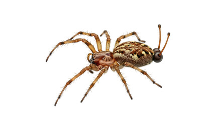 Isolated Araneus Spider