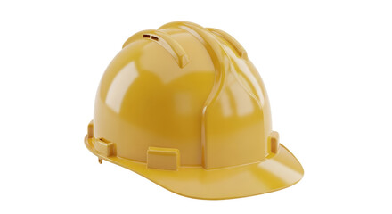 Fototapeta premium Isolated Yellow Hard Hat