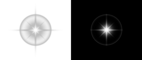 PNG White Star Sparkle Light, Shiny Glow Effect, Starlight Flare with Twinkle Particles, Transparent Spark Burst, Magic Radiant Flash Design Element