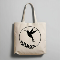 tot bag with recycle symbol