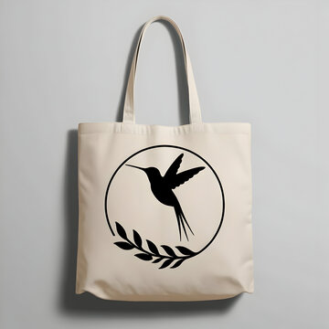 tot bag with recycle symbol