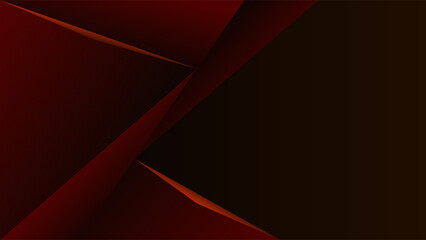 Obraz premium ABSTRACT DARK BACKGROUND WITH TRIANGLE GEOMETRIC SHAPES GRADIENT ORANGE COLOR DESIGN VECTOR TEMPLATE GOOD FOR MODERN WEBSITE, WALLPAPER, COVER DESIGN, LANDING PAGE