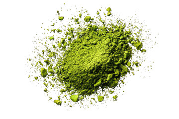 Green powder mound, scattered specs