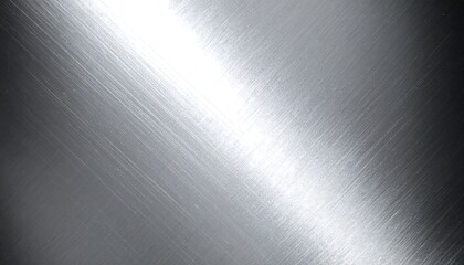 Polished metallic surface with diagonal brushed texture