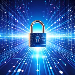 Digital lock in a futuristic network