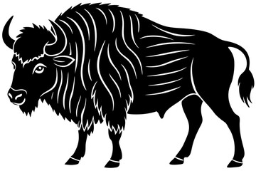 Vector illustration of a ox 