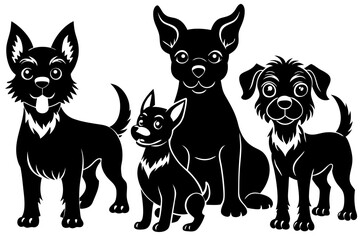 Vector illustration of a cartoon animals