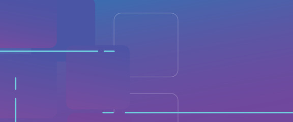 Overlapping Rounded Squares Gradient Layout/Cover. Minimalist Creative Design Concept,vector illustration