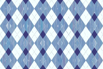 Vector illustration of a argyle check 