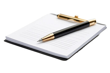 Clipboard with white sheet isolated on transparent background