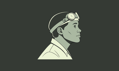Worker Portrait Illustration