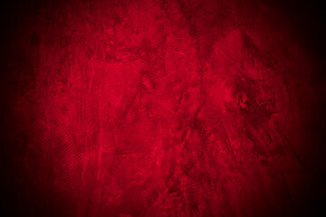 Old wall texture cement black red  background abstract dark color design are light with white gradient background.