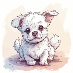 Cute Dog Design Very Cool