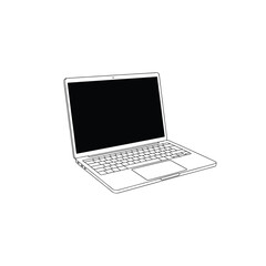 Fototapeta premium laptop icon