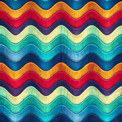 Obraz premium abstract colorful background with waves