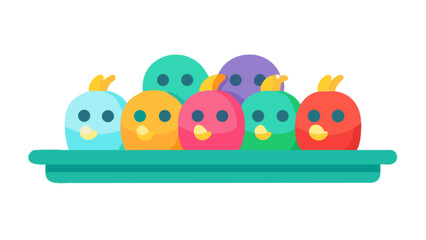 Purple mountain landscape with planet and rings vector art background graphic design illustration scene