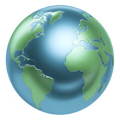 A 3d world globe